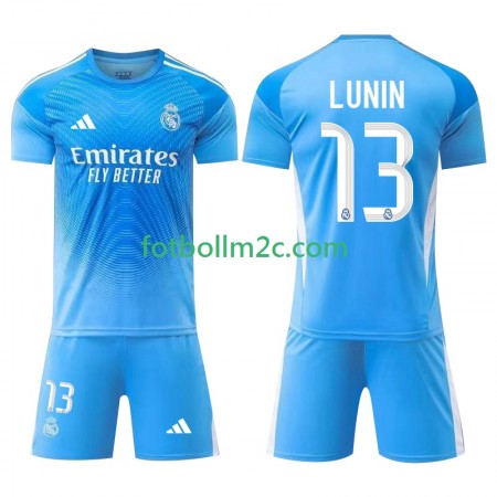 Fußballtrikots Real Madrid Andriy Lunin 13 Torwart Kinder Heim Trikotsatz 2025-2026 Fußballtrikots Real Madrid Andriy Lunin 13 Torwart Kinder Heim Trikotsatz 2025-2026